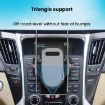 Gray Car CD Slot Mobile Phone Holder - Clip Type Navigation Mount - 8