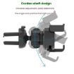Silver Car Air Conditioning Outlet Aromatherapy Gravity Phone Holder - 3
