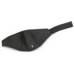 Leather Black Line Car Seat Safety Belt Buckle Racing Limiter Guard - 1