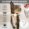 AirTag Tracker Silicone Cover Daisy Pet Collar with Bell (Pink) - 6