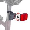 AirTag Locator Reflective Taillight Bike Bracket Anti-Theft (White) - 2
