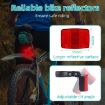 AirTag Locator Reflective Taillight Bike Bracket Anti-Theft (White) - 5