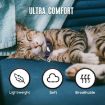 AirTag Tracker Silicone Case Pet Cat Collar with Bell - Gradient Blue - 4