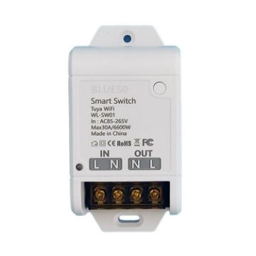 30A Tuya WiFi Smart Switch - Alexa/Google Home Voice Control Compatible - 1