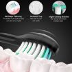 Sarmocare S100 Sonic Electric Toothbrush, 8 Heads, Waterproof, Purple - 7