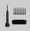 Sarmocare S100 Sonic Electric Toothbrush, 8 Heads, Waterproof, Navy Blue - 3