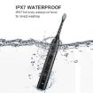 Sarmocare S100 Sonic Electric Toothbrush, 8 Heads, Waterproof, Navy Blue - 8