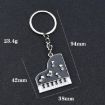 Diamond Dripping Glue Piano Metal Keychain Pendant - Elegant Accessory - 3