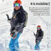 aMagisn 1.2m Carbon Fiber Invisible Selfie Stick for Action Cameras - 5