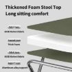 Naturehike Portable Folding Stool - Black Aluminum Camping Chair - 6