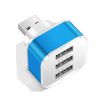 3-Port USB 2.0 Hub Expander - Blue | Compact & Efficient Connectivity - 1