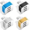 3-Port USB 2.0 Hub Expander - Blue | Compact & Efficient Connectivity - 2