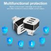3-Port USB 2.0 Hub Expander - Blue | Compact & Efficient Connectivity - 3