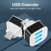 3-Port USB 2.0 Hub Expander - Blue | Compact & Efficient Connectivity - 4