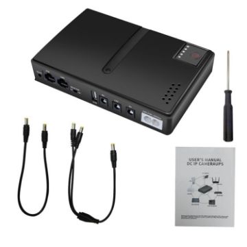 UPS with DC Output 5V/9V/12V for Router, Modem, Camera, Phone EU Plug - 1