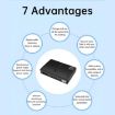 UPS with DC Output 5V/9V/12V for Router, Modem, Camera, Phone EU Plug - 3