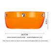 Retro 3-Button Motorcycle Helmet Visor Sunshade Protection Brim (Light Tea) - 5