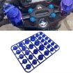 Purple Electroplated Titanium Hexagonal Screw Cap for E-Bike Motorcycle - 2
