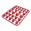 Red Motorcycle Scooter Screw Cover Decorative Cap - Modification Parts - 1