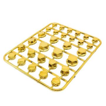 Golden Motorcycle Scooter Screw Cover Decorative Cap - Modification Parts - 1