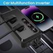 Gurxun Dual Display Car Inverter 110V with 2 USB & 2 Type-C Ports - 2