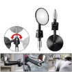 2pcs Motorcycle Rearview Mirror Set - Retro Folding Round Universal - 6