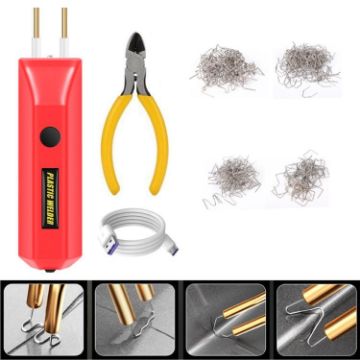 Cordless Lithium Plastic Welding Machine for Car Bumper Repair, Red Box - 1