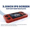 O30S 3.5" IPS Screen Handheld Game Console, Linux, 64G Memory, Black - 5
