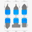 MaAnt MY-118 6 In 1 Phone Repair Tool Set - Ultra-thin Curved Blade - 3