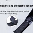 Adjustable High-Elastic Fishing Rod Protective Cover 59-130cm No Straps - 6