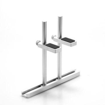 FinalCool Aluminum Graphics Card Bracket Chassis Fan Holder 12cm Silver - 1