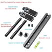 FinalCool Aluminum Graphics Card Bracket Chassis Fan Holder 12cm Silver - 5