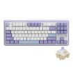 Ajazz AK870 Wireless Bluetooth Mechanical Keyboard RGB Hot Swap Purple - 1