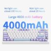Ajazz AK820 Pro Wireless Bluetooth Mechanical Keyboard, Gift Axis Purple - 5
