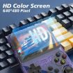 R36S Retro Handheld Game Console 64G Linux 3.5" Screen Clear Purple - 3