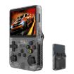 R36S Retro Handheld Game Console 3.5" Screen 64G Clear Black Linux - 1