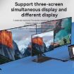 Blueendless Type-C HUB with Gigabit Ethernet, Dual DP & HDMI Ports - 4