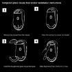 Logitech GPW Glass Mouse Feet Stickers - Anti-Slip Glide Skates White - 8