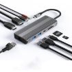 10-in-1 Blueendless Type-C Docking Station: Dual 8K HDMI, DP, Gigabit Network - 1