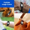 Waterproof Leather Pet Collar for AirTag Tracker - Anti-Lost Cat Locator (Red) - 9
