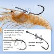 10pcs Crooked Mouth Barbed Sea Fishing Hooks 3/0 Lure Hanging Shrimp - 7