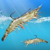 10pcs Crooked Mouth Barbed Sea Fishing Hooks 4/0 for Lure & Shrimp - 9