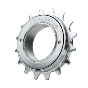 VG SPORTS 16T Silver Stroller Scooter Bicycle Single Speed Flywheel - 1