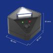 XY-005 Indoor 360 Sonic Mouse & Insect Repeller, AU Plug, Black - 3