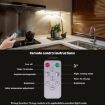 Rechargeable 20cm Motion Sensor Light Bar with Remote - Silver Cabinet Lamp - 7