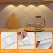 Rechargeable 20cm Motion Sensor Light Bar with Remote - Silver Cabinet Lamp - 9