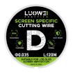 LUOWEI 120M LCD Screen Separation Diamond Wire, 0.035mm High Hardness - 1