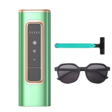 Sapphire Ice Sense Painless Laser Hair Remover, Crystal Green FY-509AL - 1