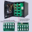 5-Bay Hot Swap Hard Drive Cage for 3.5"/2.5" HDD/SSD in 3x5.25" Bay - 6