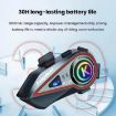 Kuqibao K23S Helmet Bluetooth Earphones 1000m Intercom Waterproof - 3